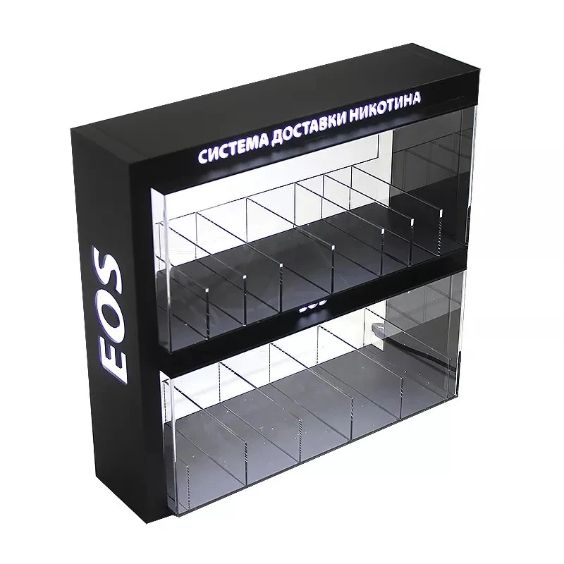 Two layer desktop display cabinet electronic cigarette display rack vape Two layer desktop display cabinet electronic cigarette display rack vape