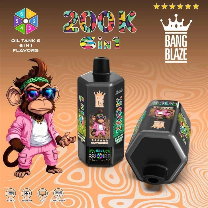 BANG BLAZE 200K 6in1 Flavor high quality BANG BLAZE 200K 6in1 Flavor high quality