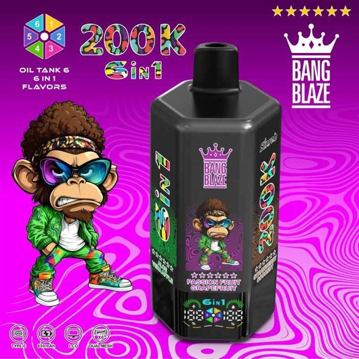 BANG BLAZE 200K 6in1 Flavor factory BANG BLAZE 200K 6in1 Flavor factory