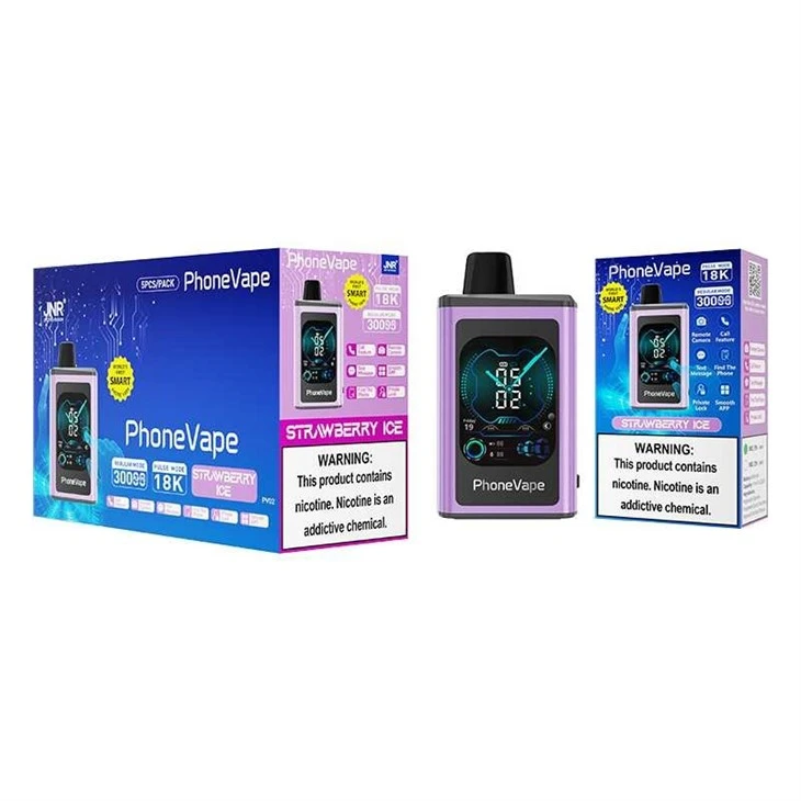 2Strawberry-Ice_JNR PhoneVape 30K 2Strawberry-Ice_JNR PhoneVape 30K