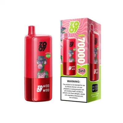 ZOOY TRIPLE 70000 技術紹介と構造解析|3 コンパートメント システム使い捨て電子霧化装置