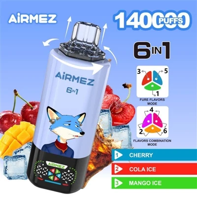 Airmez 6-in-1 140000: 使い捨て電子タバコのパフォーマンスとエクスペリエンスを再定義