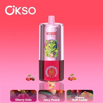 OKSO 3IN1 70000 PUFF: 大容量と優れたフレーバーを目指して設計された主力の使い捨て電子タバコ-。