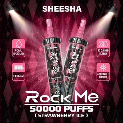 RockMe SHISHA 50000 VAPE-の詳細分析: 使い捨て電子タバコが本当に 50K 時代に突入するとき-