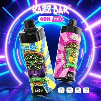 Razz Bar 40000 使い捨て電子タバコ: 大容量、高性能の究極の Vaping 体験。-