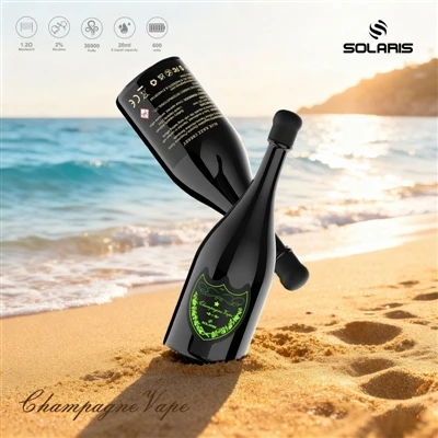 SOLARIS シャンパン 30000 パフ 30K 電子タバコ: 高いパフ数がシャンパンの美学と出会うとき