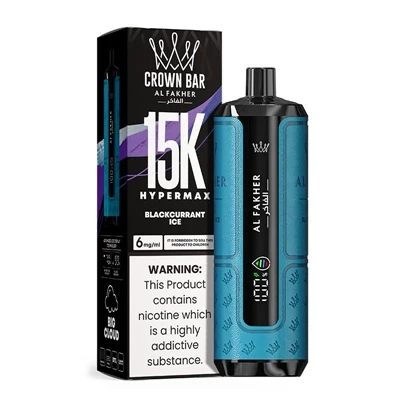 AL Fakher クラウン バー ハイパーマックス 15K: パフォーマンスとユーザー エクスペリエンスのバランスをとったハイエンドの使い捨て電子タバコ...