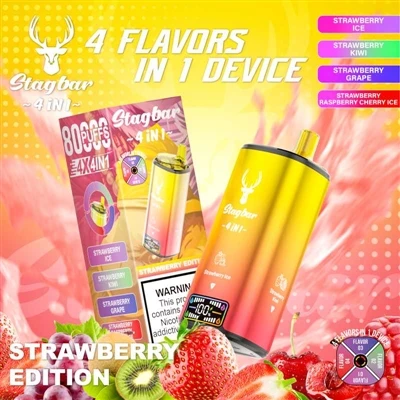 Hotsellvape 卸売チャネルの推奨事項: Stag Bar 4in1 80000 パフ - カスタマイズと OEM の利点の分析