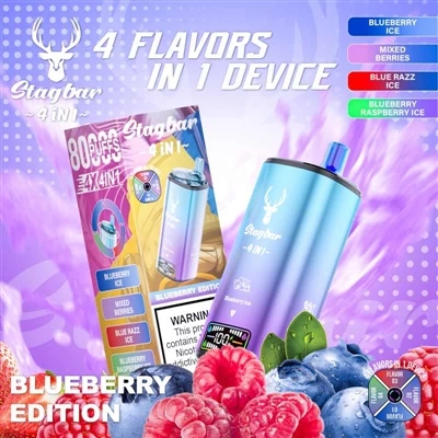 Hotsellvape 卸売チャネル: スタッグバー 4 インチ1 80000 パフのカスタマイズと厳格な品質管理の利点