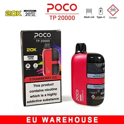 POCO 20000: 耐久性、風味、利便性のバランスをとった使い捨て電子タバコ。-
