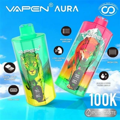 VAPEN AURA 100K: もはや「使い捨て」は定着を意味しません