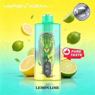 VAPEN AURA 100K PUFFS — 若いベイパー向けの究極の長持ちするベイプデバイス-