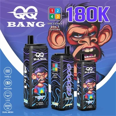 QQ BANG 4in1 180K – 1 つのデバイス、4 つのフレーバーで、一口ごとにユニークな味わいを実現