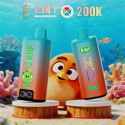 BANG KING VAPEN 200K 8IN1: 複数のフレーバーとトレンディなデザインを備えた究極の電子タバコ体験-