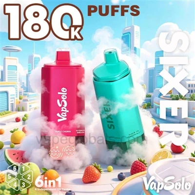 Vapsolo Sixer 180K: 多くの調整を必要とせず、さまざまなテイストとの互換性が高い万能デバイス