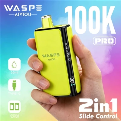 Waspe Double Flavor 100K Pro: Vaping が「退屈」にノーを言い始めるとき
