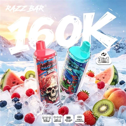 Razz Bar Triple 160K を通じて電子タバコ業界の進歩と消費者トレンドを見てみる{0}