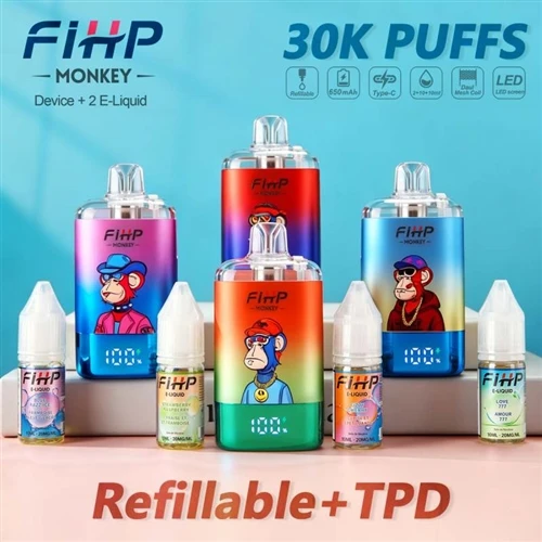 FIHP MONKEY 30K 詰め替え式 VAPE: 長いバッテリー寿命と利便性のバランスをとった新しい選択肢