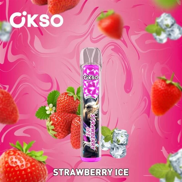 strawberry ice_OKSO CRYSTAL BAR 800