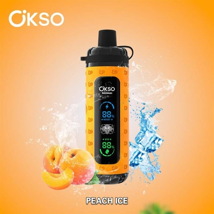 peach ice OKSO Shisha Max 40k - peach ice OKSO Shisha Max 40k -