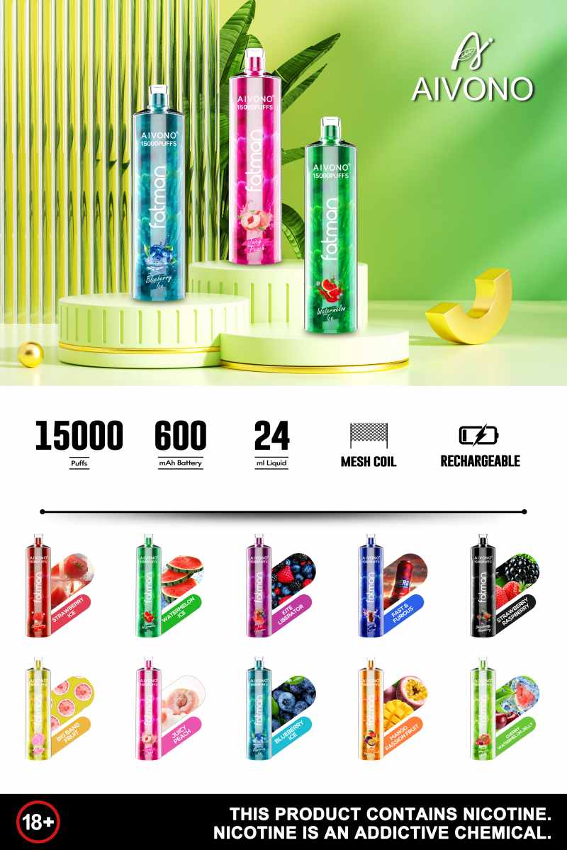 AIVONO FATMAN 15000PUFFS VAPE AIVONO FATMAN 15000PUFFS VAPE