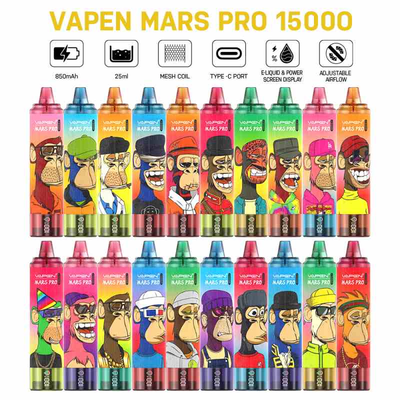 VAPEN MARS PRO 15000 15K VAPEN MARS PRO 15000 15K