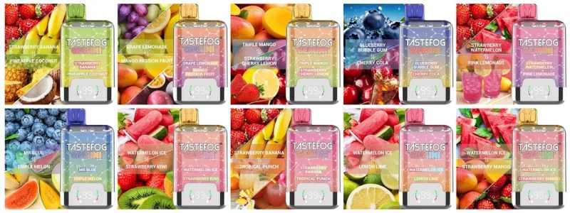 Tastefog-Gemini-25000-Puff-Vapes-Hot-Selling-Dual-Flavorsonic-E-Cigarette-Wholesale-I-Vape 3TASTEFOG GEMINI 25000
