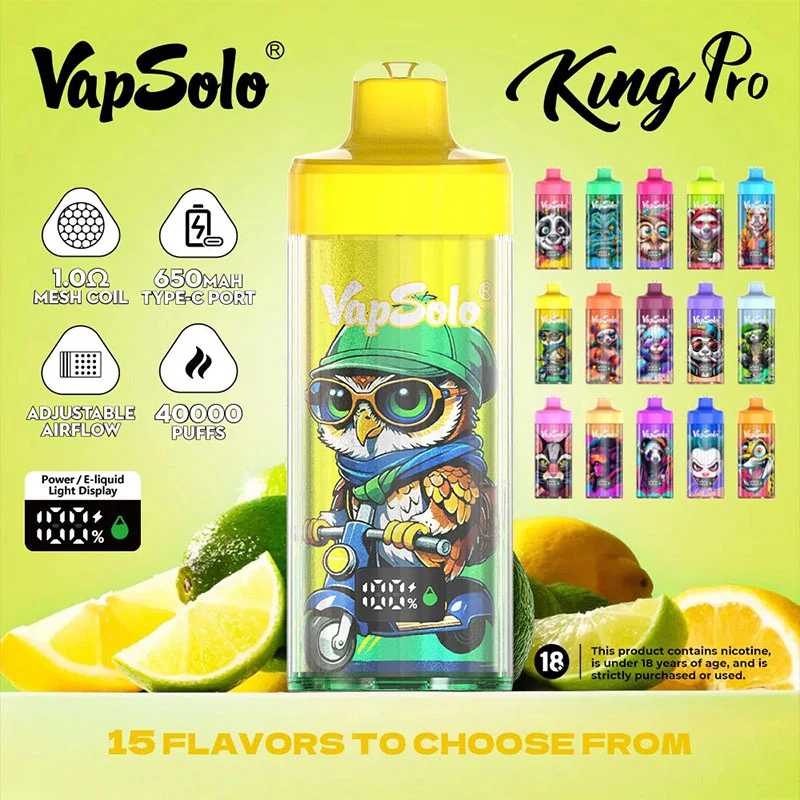 VapsoloKingPro40000-Vapsolo King Pro 40000 puff