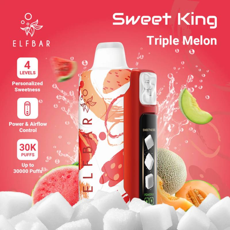 TripleMelonELFBAR Sweet King 30000 TripleMelonELFBAR Sweet King 30000