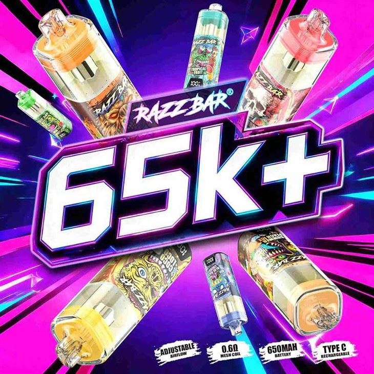 RazzBar 65K+ Puffs high quality