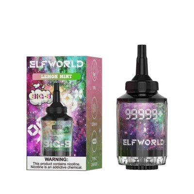 Elfworld Double Mouthed Giant Giant Hookah Shisha 99999+パフ