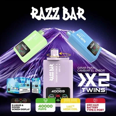 Razz Bar 40000パフ蒸気