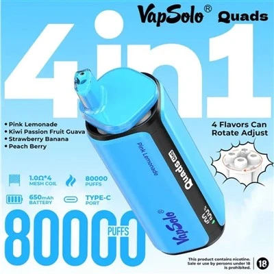 Vapsolo クワッド 80000 パフ