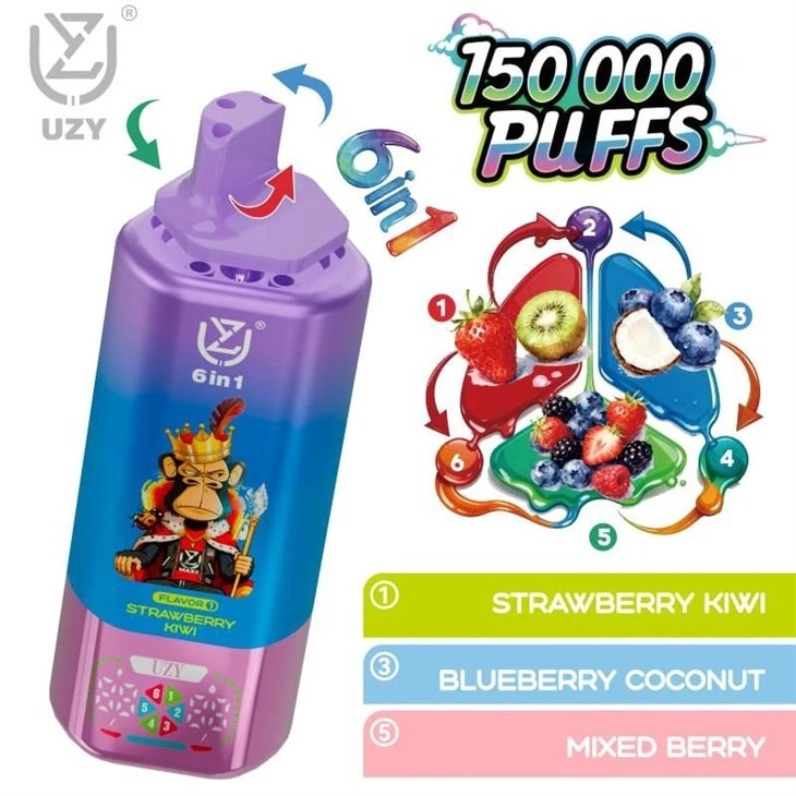 UZY 6 in 1 150K Puffs Vape factory