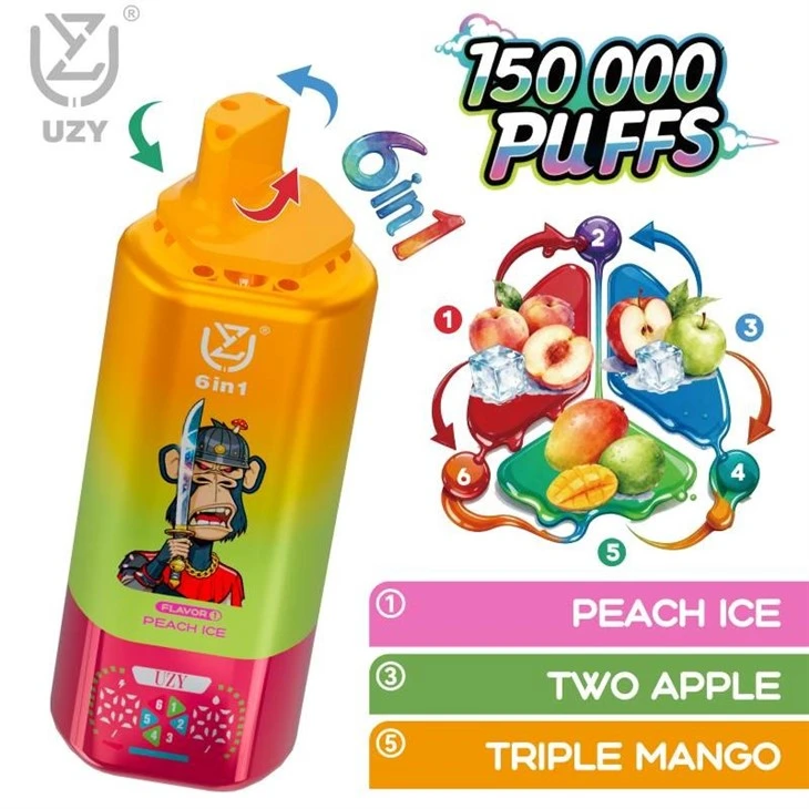 UZY 6 in 1 150K Puffs Vape best