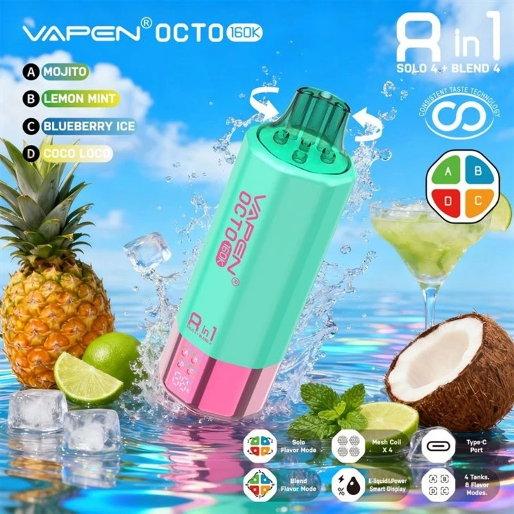 Vapen Octo 160K Puffs 8in1 high quality
